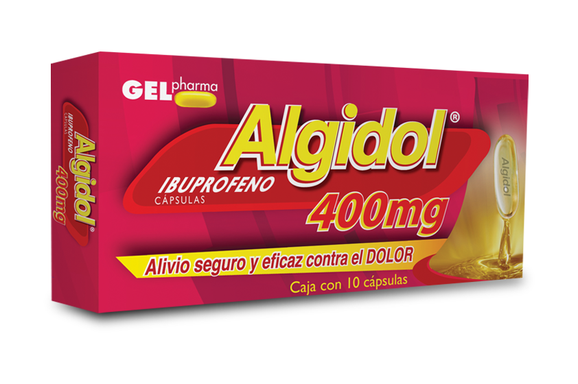 IBUPROFENO 400MG 10CAP ALGIDOL GELPHARMA Flosamed