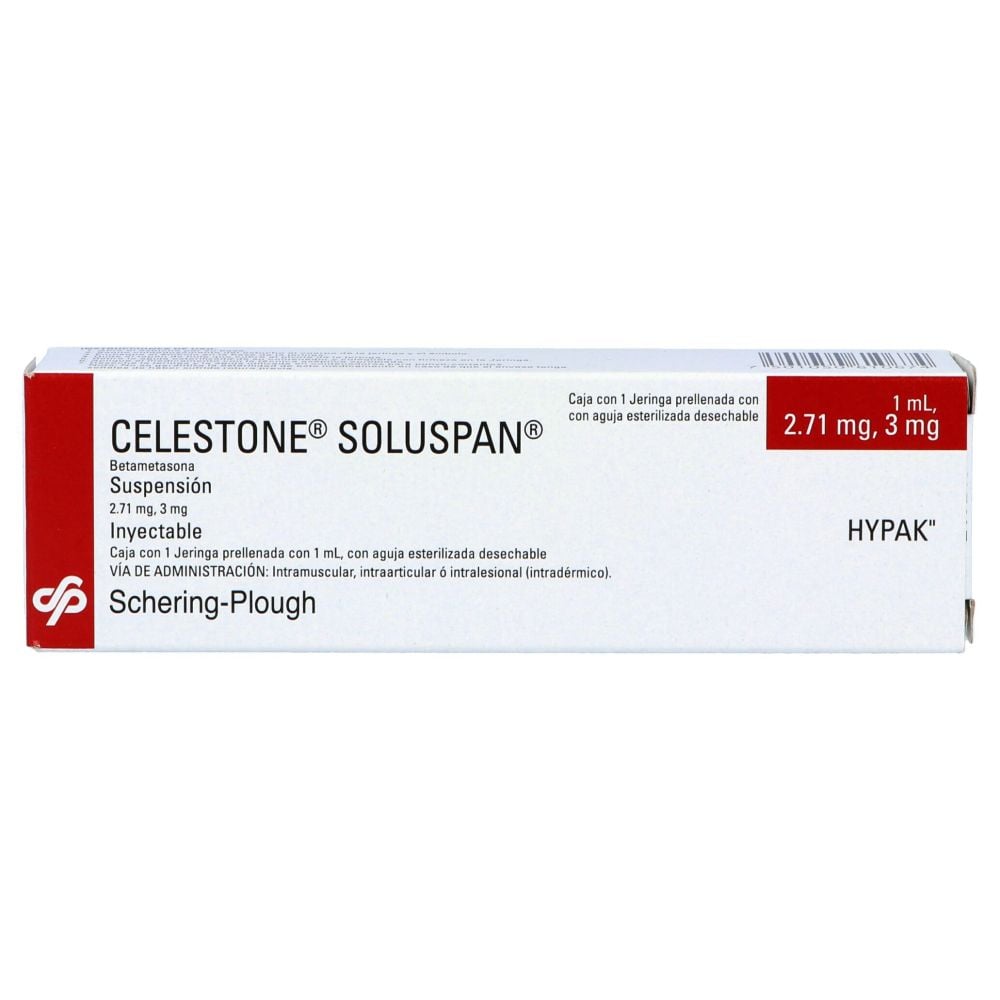 CELESTONE SOLUSPAN 2.71MG 3MG 1ML INYEC. SCHERINPLOUGH Flosamed